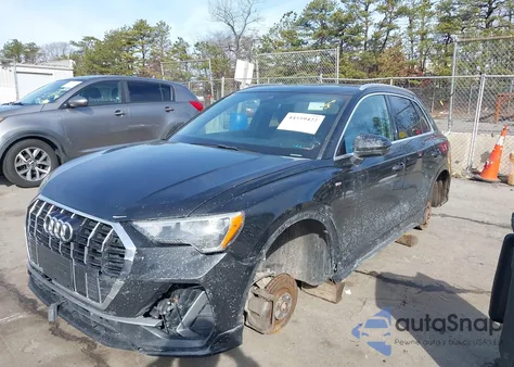 2020 Audi Q3 Premium 45 Tfsi S Line Quattro Tiptronic z USA, uszkodzony, nr VIN WA1DECF33L1073166